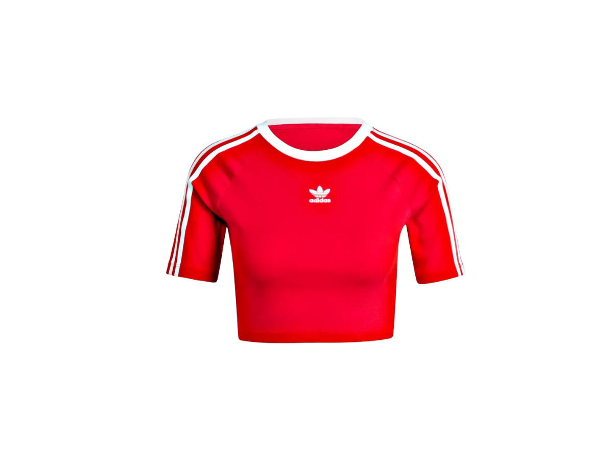 adidas adidas 3S Baby Tee Red