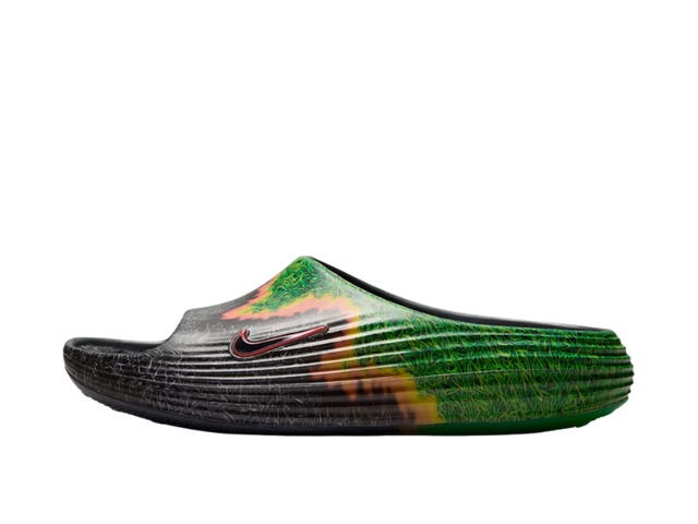 Nike Nike ReactX Rejuven8 Slide .SWOOSH Touch Grass Dark Smoke Grey Kelly Green - view 2