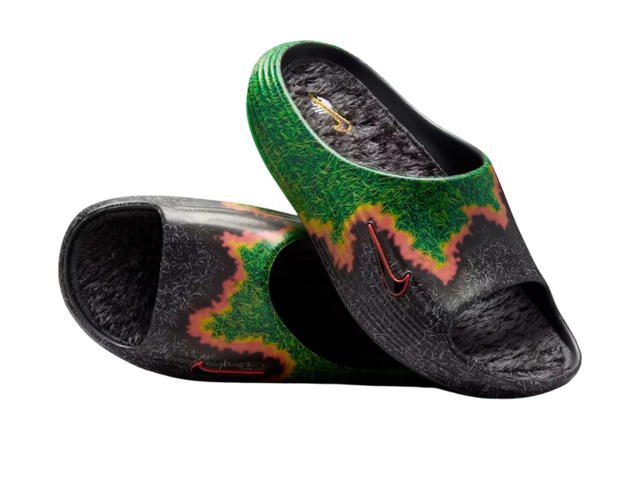 Nike Nike ReactX Rejuven8 Slide .SWOOSH Touch Grass Dark Smoke Grey Kelly Green - view 4