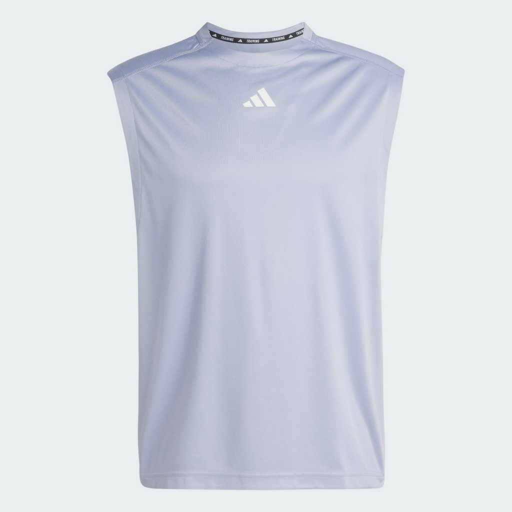 adidas adidas Gym Heat Tank Top Purple White