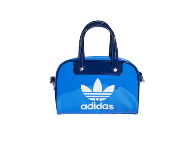 adidas adidas Adicolor Mini Bowling Bag Blue White - view 1