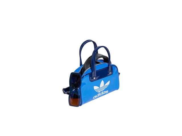 adidas adidas Adicolor Mini Bowling Bag Blue White - view 3