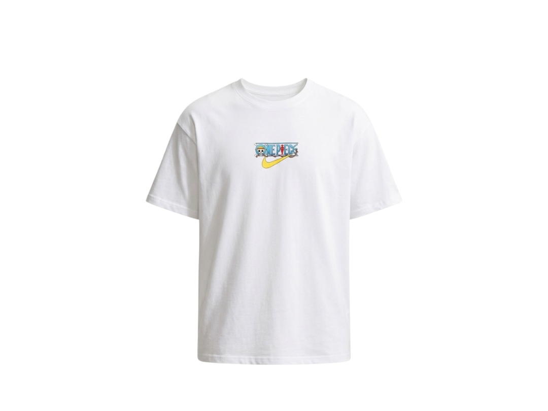Nike Nike x OnePiece T-Shirt Swoosh White