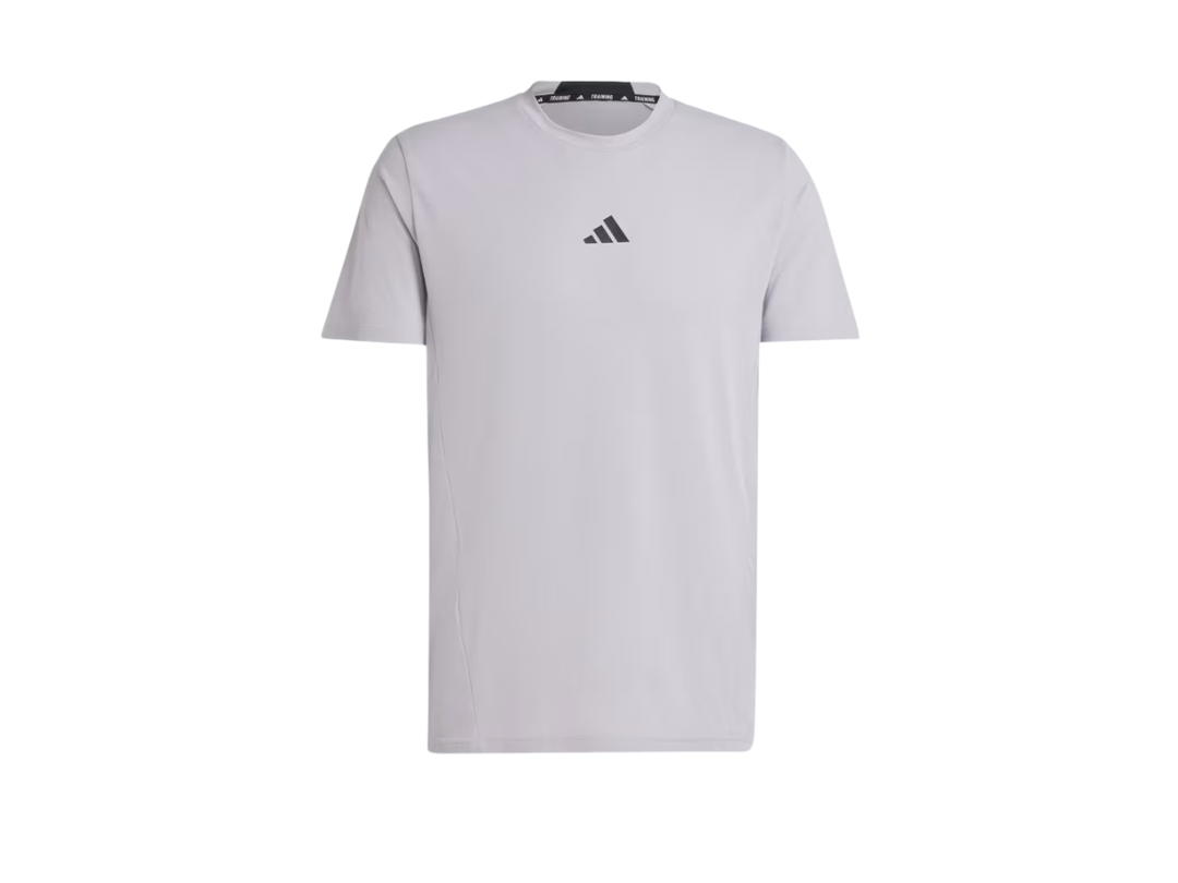 adidas adidas Designed For Training Workout Tee Glory Grey Mel