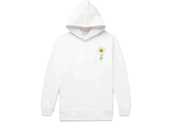 Buy J Balvin Blanco x Takashi Murakami Flower Hoodie White at Sasom – Authentic and Ready to Ship