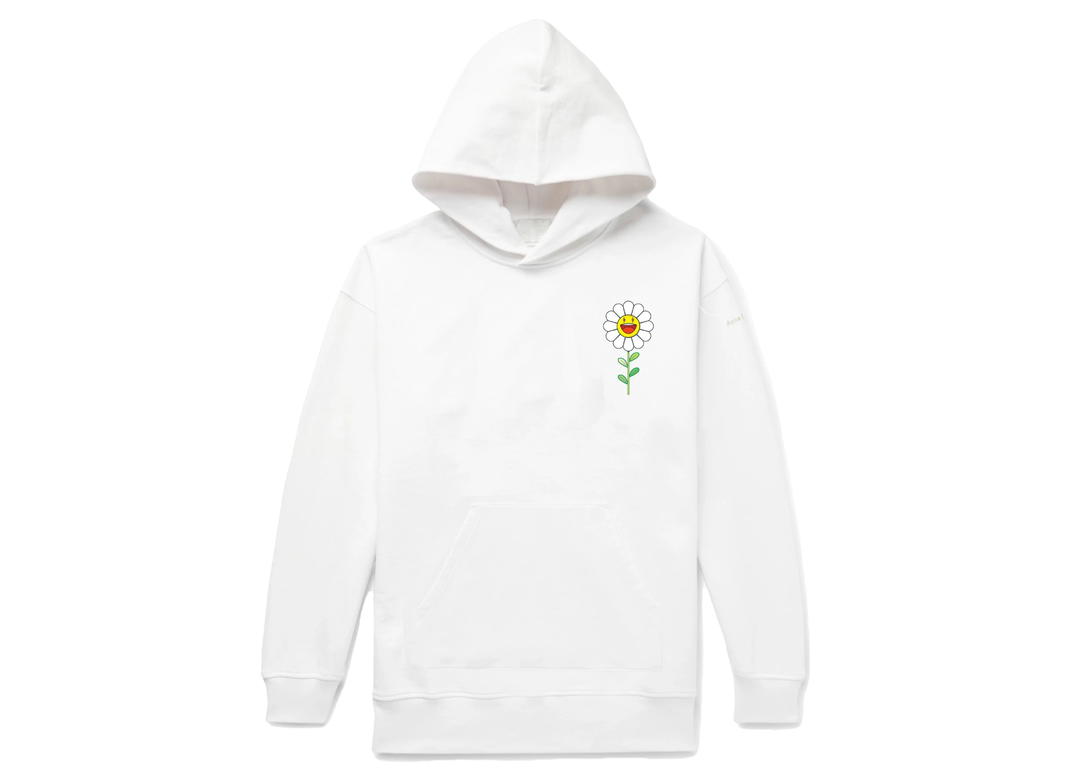 J Balvin J Balvin Blanco x Takashi Murakami Flower Hoodie White