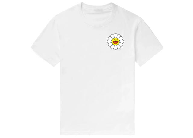 J Balvin J Balvin Blanco x Takashi Murakami Flower Tee White - view 1