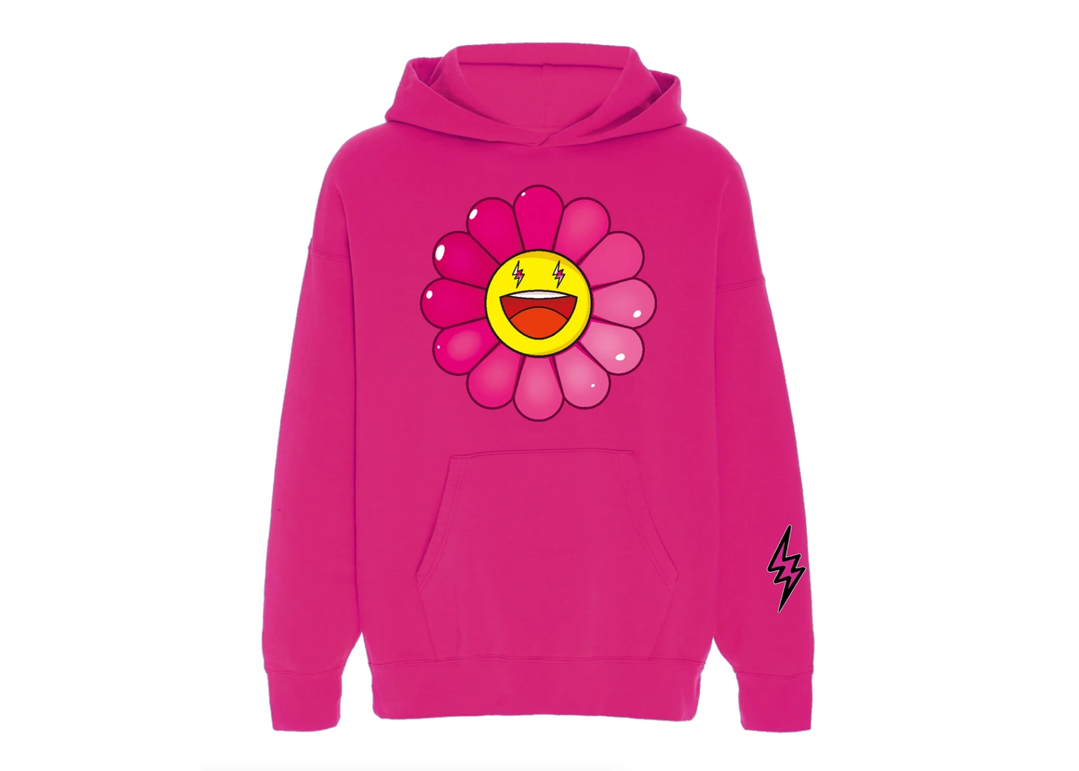 J Balvin J Balvin x Takashi Murakami Flower Hoodie Pink