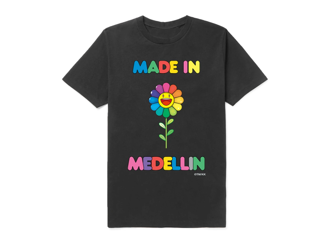 J Balvin J Balvin x Takashi Murakami Made In Medellin Tee Black