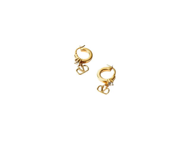 Valentino Valentino Garavani Rockstud Earrings Gold - view 4