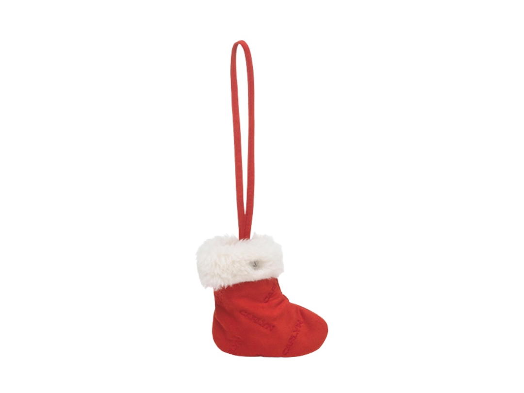 Carlyn Carlyn Shearling Socks Charm Red