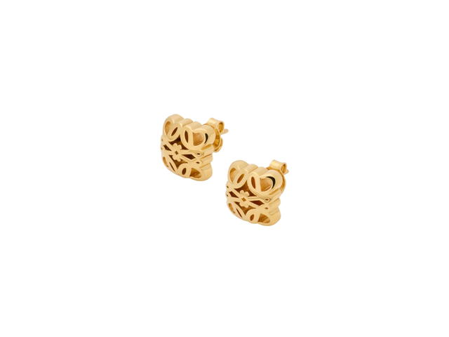 Loewe Loewe Anagram Bombé Stud Earrings Gold - view 1
