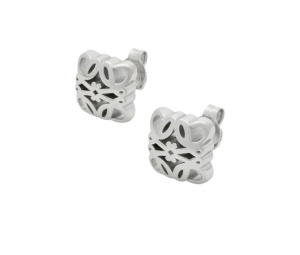 Buy Loewe Anagram Bombé Earrings Silver at Sasom – Authentic and Ready to Ship