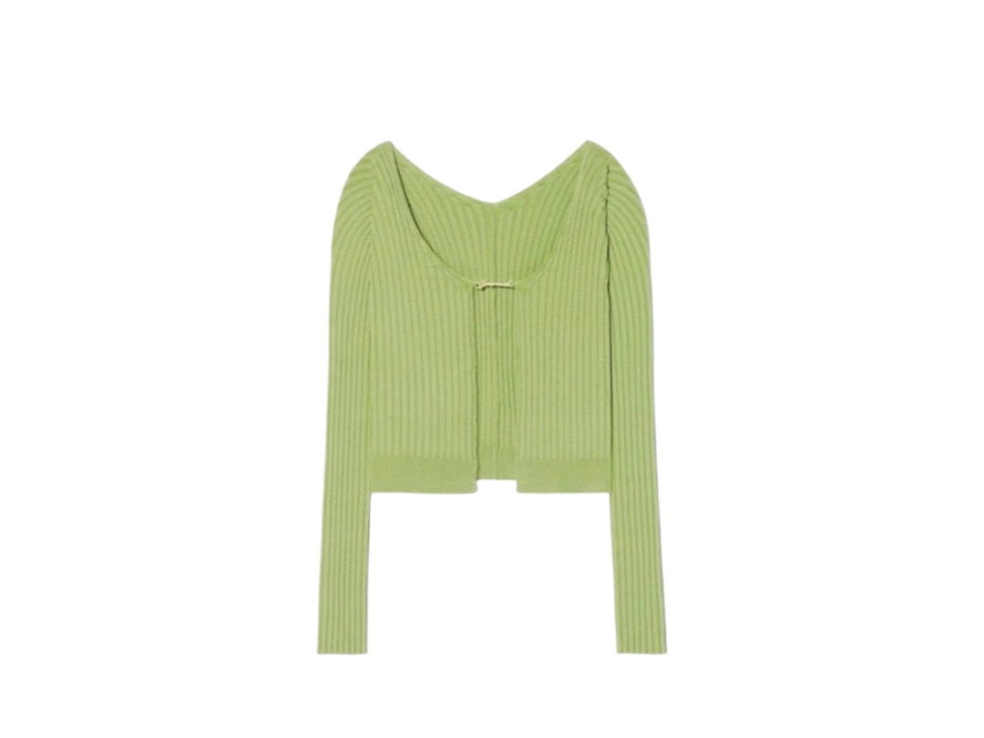 Jacquemus Jacquemus La Maille Pralù Longue Cardigan Green