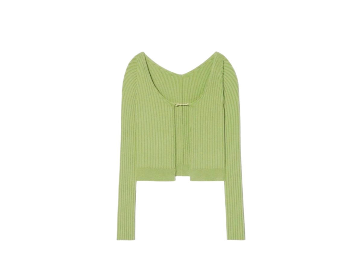Jacquemus Jacquemus La Maille Pralù Longue Cardigan Green