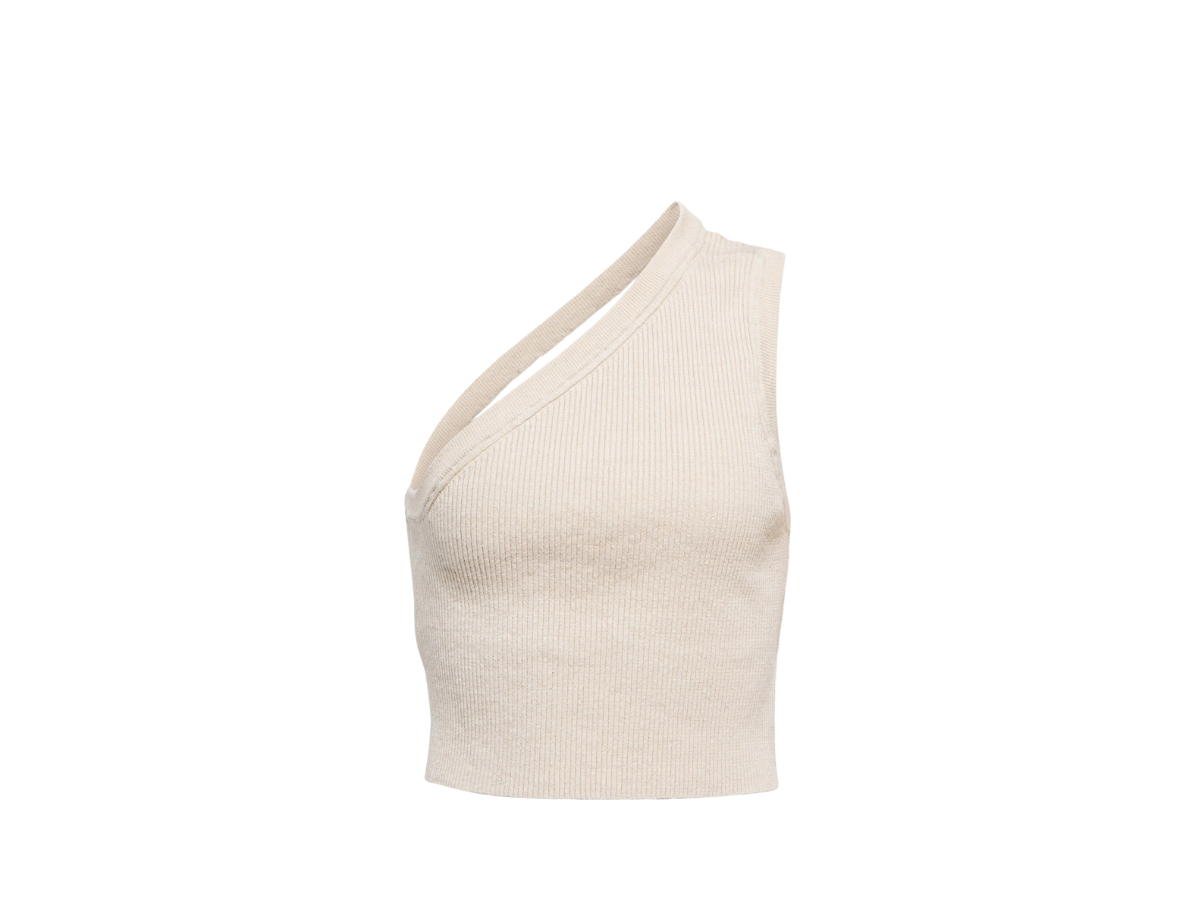 Jacquemus Jacquemus La Maille Ascu Cropped Linen Off-White
