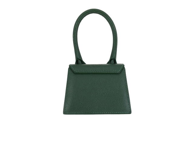 Jacquemus Jacquemas Le Chiquito Mini Bag In Leather With Gold-tone Hardware Dark Green - view 2