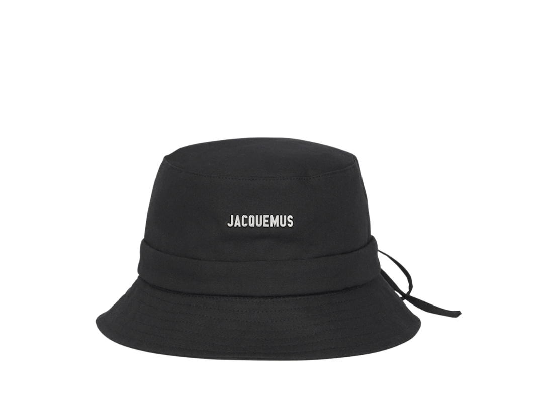 Jacquemus Jacquemus Le Bob Gadjo Bow Bucket Hat Black
