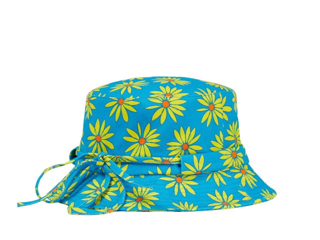 Jacquemus Jacquemus Le Bob Gadjo Floral Bucket Hat Print Green/Blue Flowers - view 2