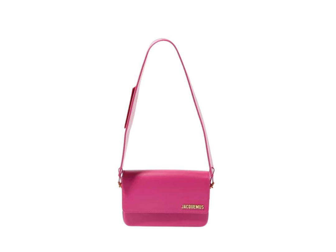 Jacquemus Jacquemus Le Carinu Bag In Leather With Gold-Tone Logo Hardware Pink