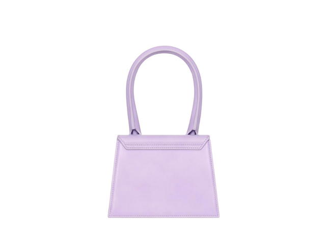Jacquemus Jacquemus Le Chiquito Moyen In Smooth Leather With Gold Metal Hardware Lilac - view 2