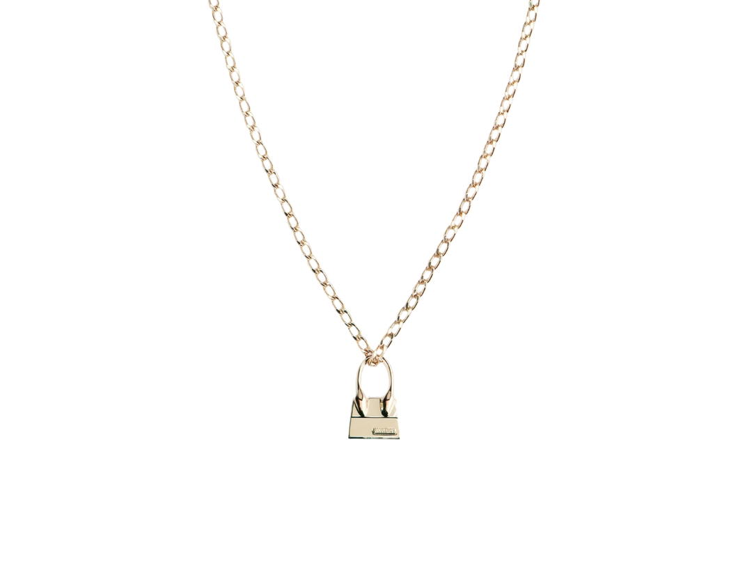 Jacquemus Jacquemus Le collier Chiquito In Pale Gold-Plated Brass