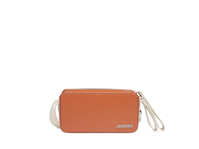 Jacquemus Jacquemus Le Cuerda Horizontal In Cow Leather With Silver Metal Logo-Hardware Light Brown - view 1