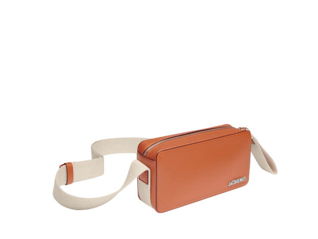 Jacquemus Jacquemus Le Cuerda Horizontal In Cow Leather With Silver Metal Logo-Hardware Light Brown - view 3