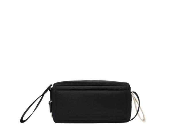 Jacquemus Jacquemus Le Cuerda Horizontal In Nylon With Black Silver Metal Logo-Hardware Black - view 2