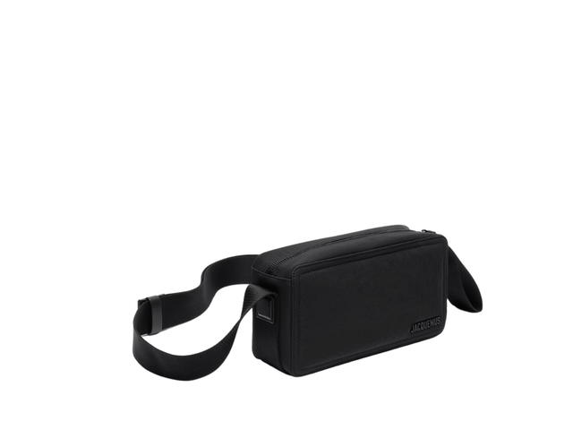 Jacquemus Jacquemus Le Cuerda Horizontal In Nylon With Black Silver Metal Logo-Hardware Black - view 3