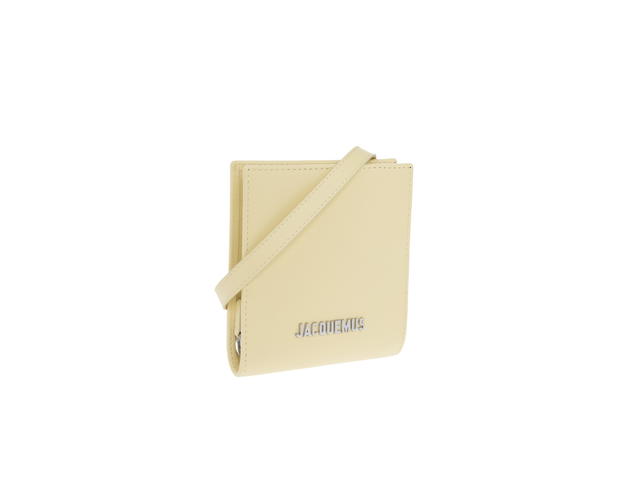 Jacquemus Jacquemus Le Gadjo In Leather With Silver Hardware Yellow - view 3
