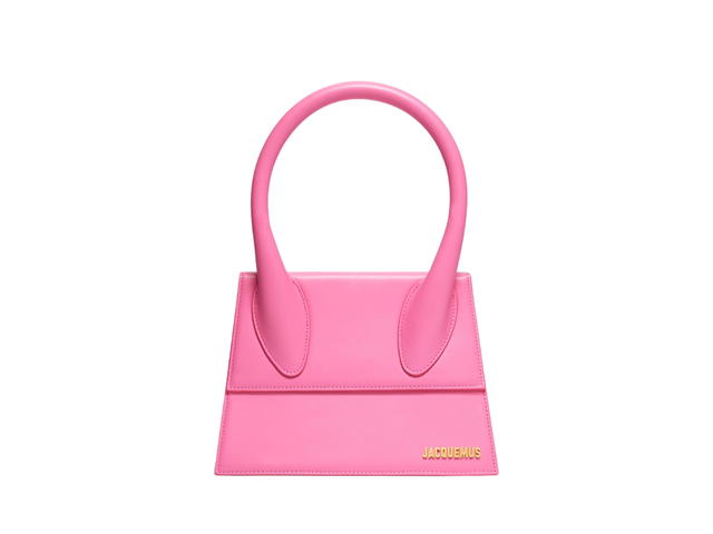 Jacquemus Jacquemus Le Grand Chiquito In Cowskin With Gold Metal Logo-Hardware Pink - view 1