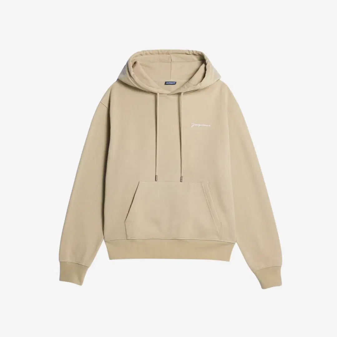 Jacquemus Jacquemus Le Sweatshirt Brode Embroidered Logo Hoodie Light Khaki