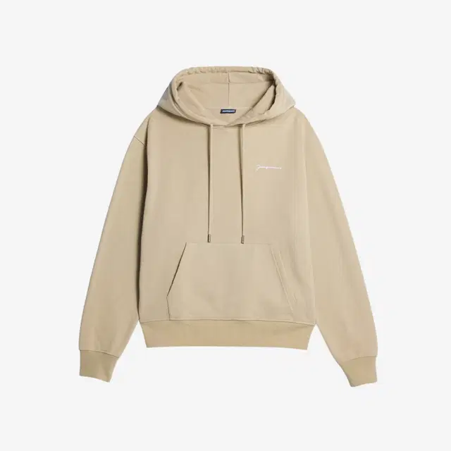 Jacquemus Jacquemus Le Sweatshirt Brode Embroidered Logo Hoodie Light Khaki - view 1