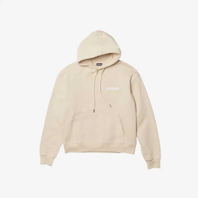 Jacquemus Jacquemus Le Sweatshirt Printed Logo Hoodie Light Beige - view 2