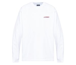 Buy Jacquemus Pavane Long Sleeve T-Shirt With Logo White at Sasom – Authentic and Ready to Ship