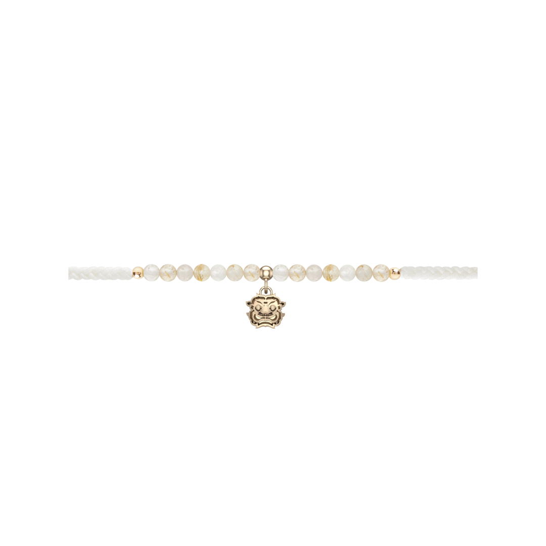 RAVIPA Jambhala & Golden rutile Golden Gold Bracelet