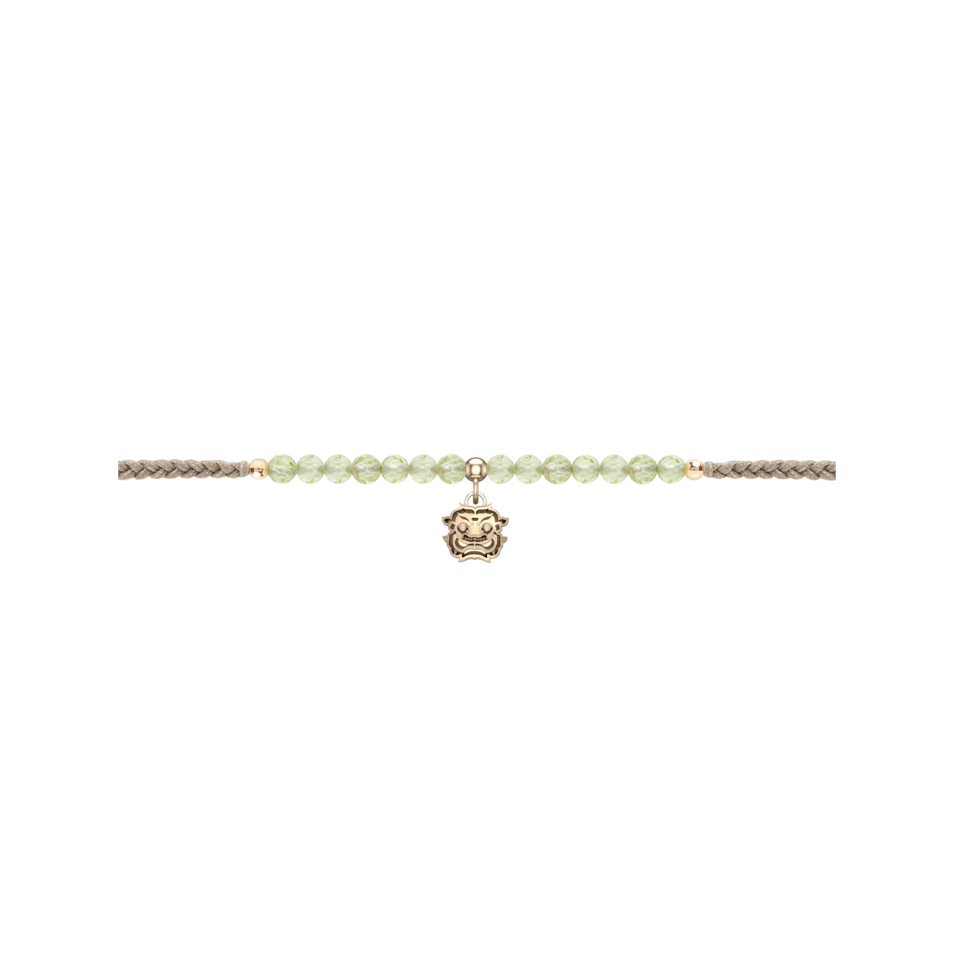 RAVIPA Jambhala & Peridot Golden Gold Bracelet