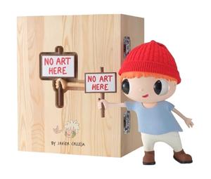 Buy Javier Calleja No Art Here Wood Figure (Edition of 250) at Sasom – Authentic and Ready to Ship