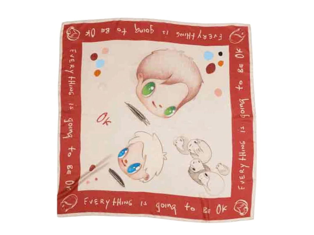 Javier Javier Calleja x Dio Horia Everything Is Going To Be OK Scarf