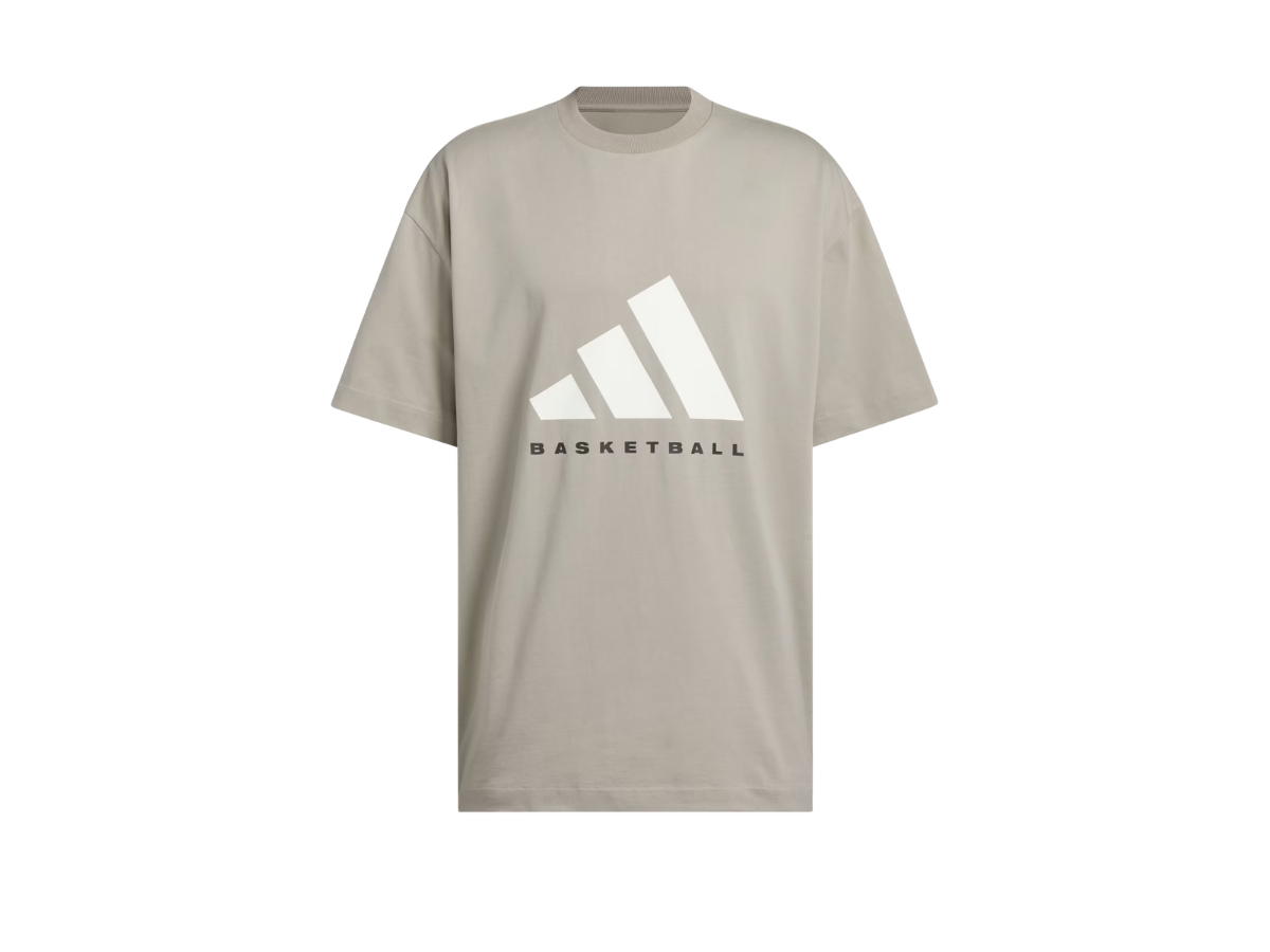adidas adidas Basketball Tee Putty Beige