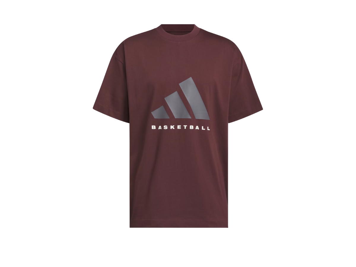 adidas adidas Basketball Tee Aurora Ruby