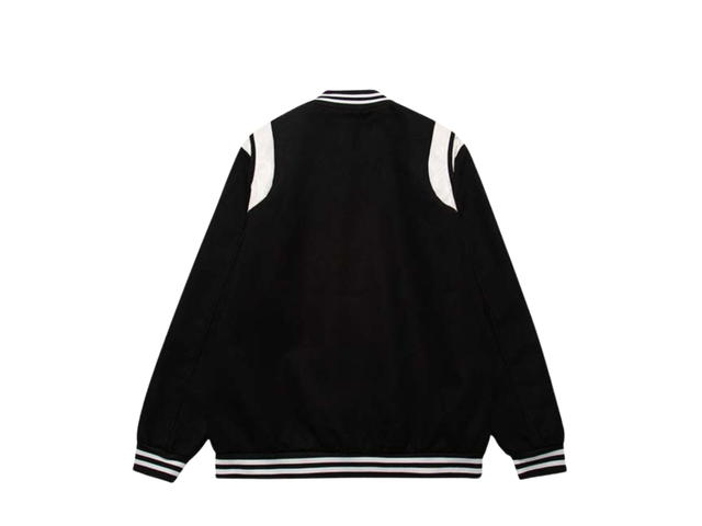 Jeera 168 Jeera 168 Black American Baseball Jacket - view 2