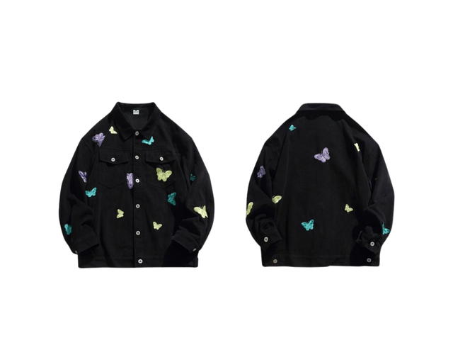 Jeera 168 Jeera 168 Black Butterfly Jacket - view 3