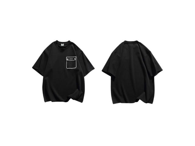 Jeera 168 Jeera 168 Black Snap Button T-Shirt - view 3