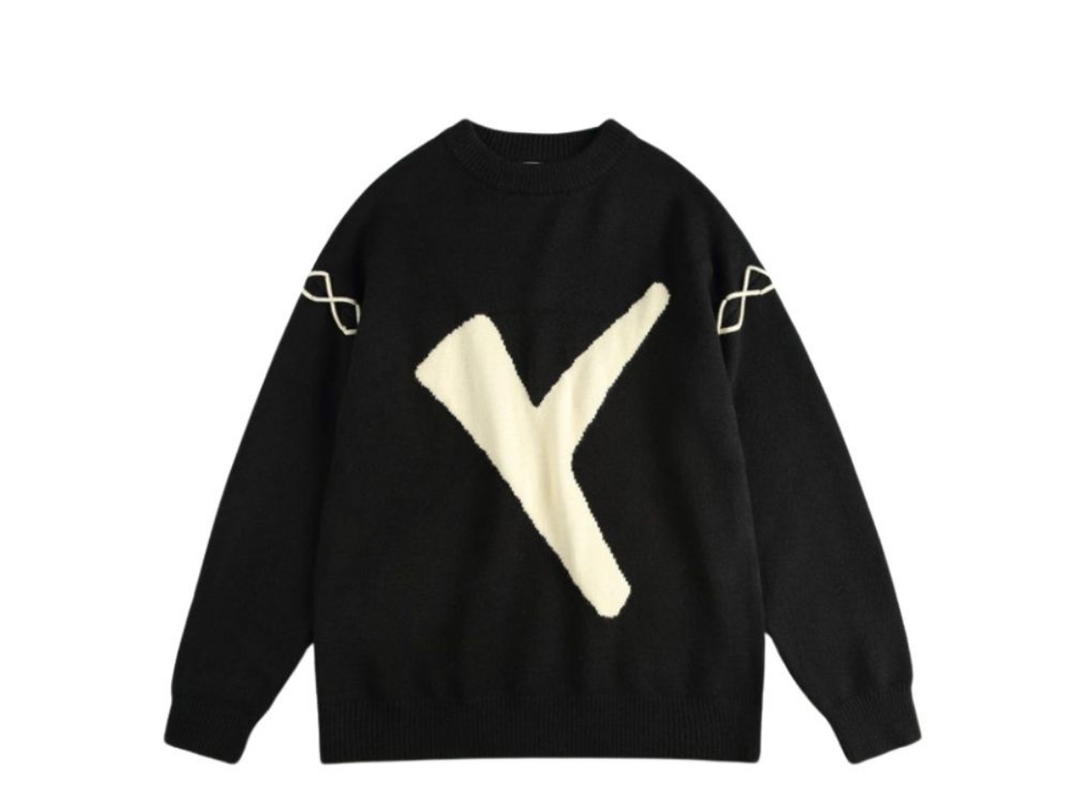 Jeera 168 Jeera 168 Black Wish Bone Sweater
