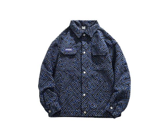 Jeera 168 Jeera 168 Blue Division Maze Jacket - view 1