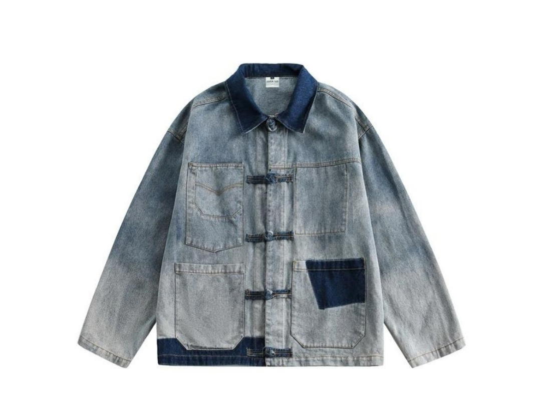 Jeera 168 Jeera 168 Chinese Style Denim Jacket