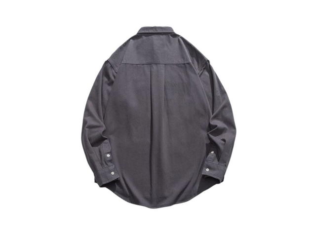 Jeera 168 Jeera 168 Gray Overlap Color Shirt - view 2