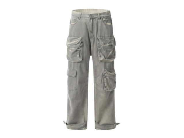 Jeera 168 Jeera 168 Gray Rust Colored Long Pants - view 1